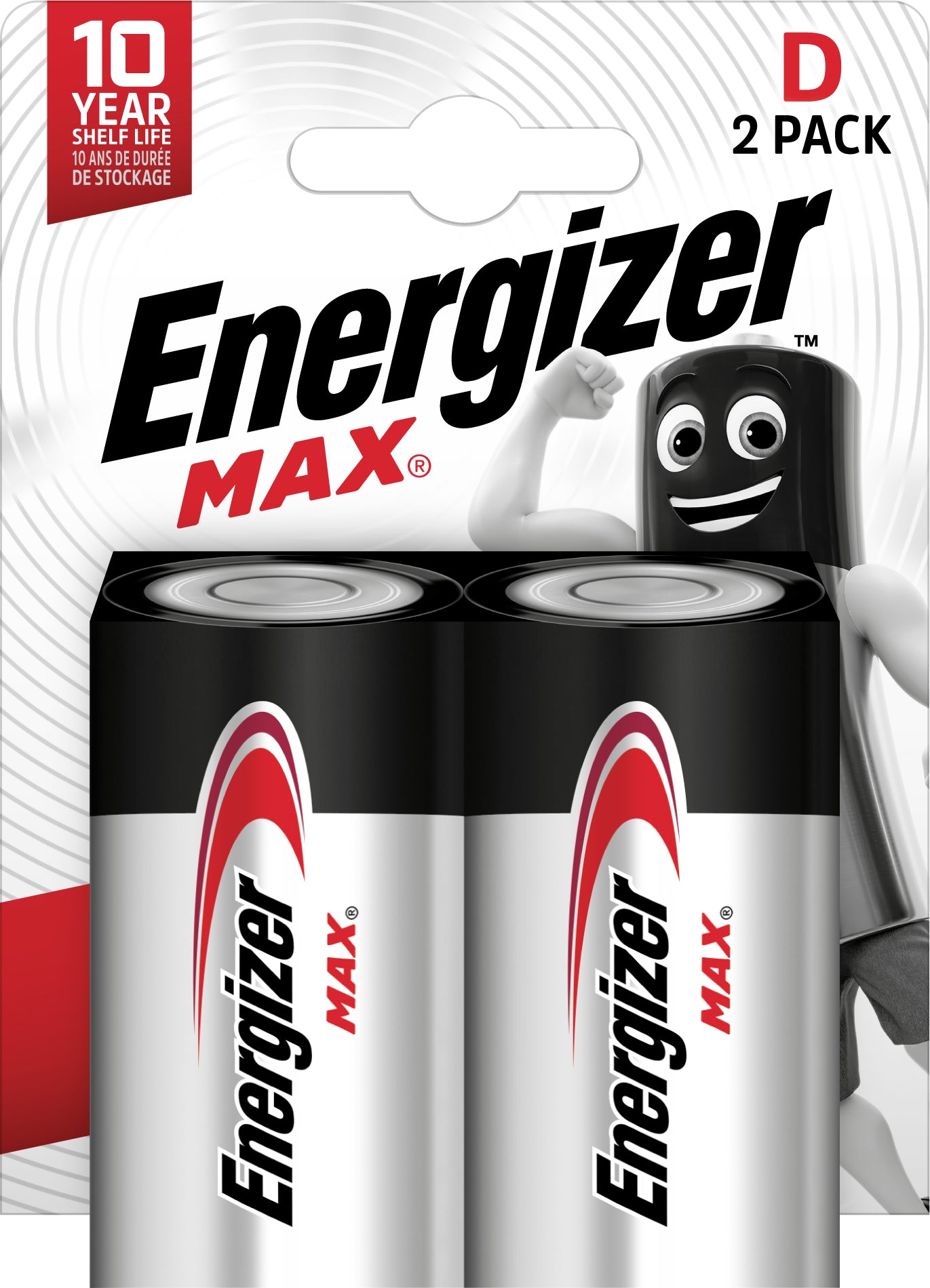 Energizer D Batterien, Alkaline, 1,5 V – 2 Stk.