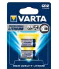 Varta CR2 Batterien, Lithium, 3 V – 2 Stk.