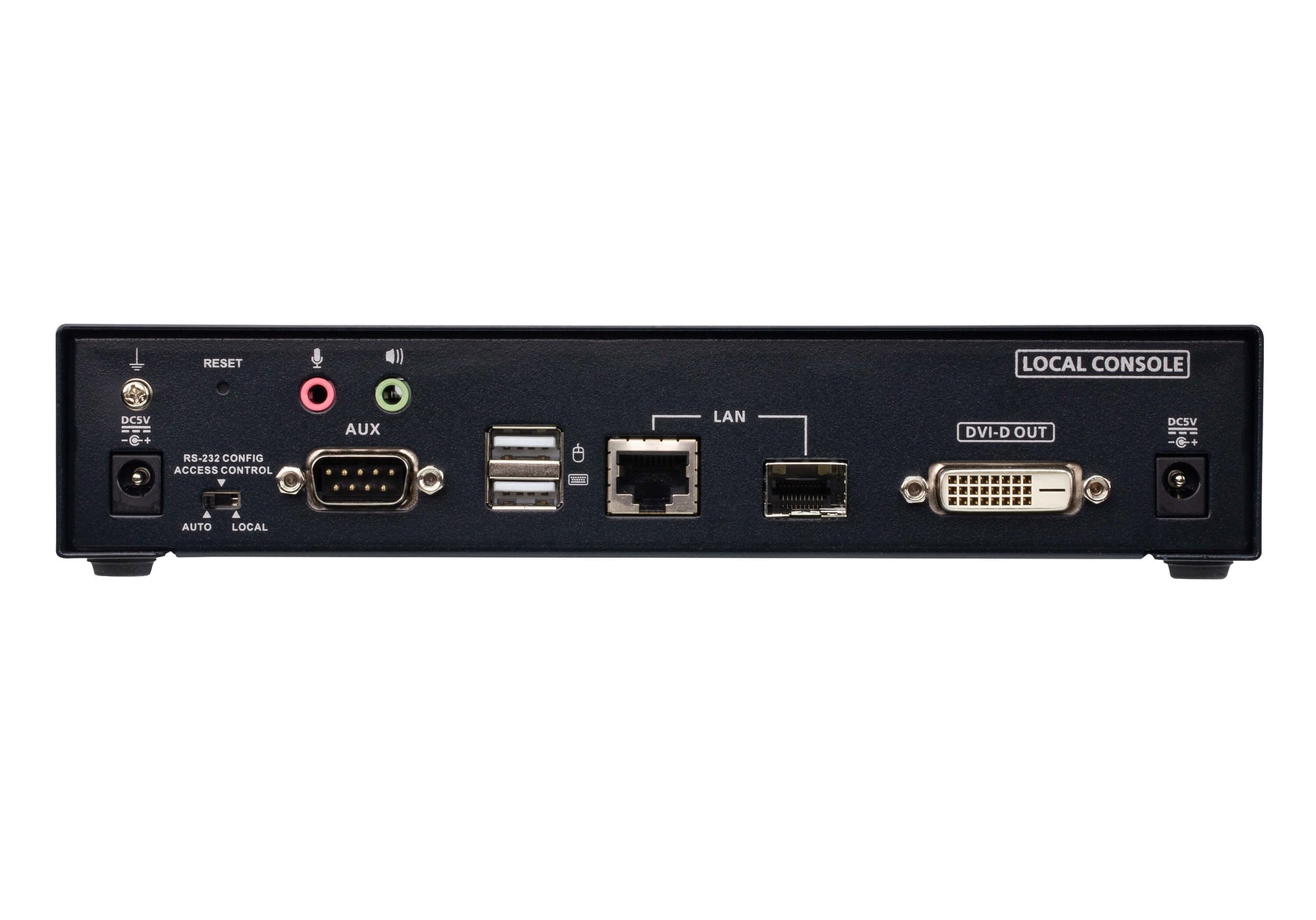 ATEN KE6910T – KVM-Extender (DVI-D, Sender) – 2560×2048, 1×RJ45, 1×SFP (1 Gbit/s, bis 10 km), 19" Rack
