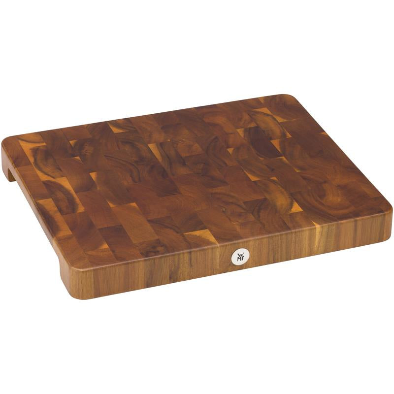 WMF Schneidebrett 40 × 34 × 4 cm, Holz (Akazie), gummierte Füsse, braun