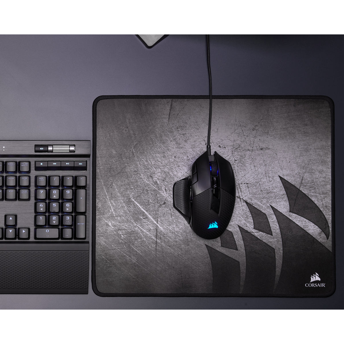 Corsair NIGHTSWORD RGB Performance Tunable Gaming-Maus – kabelgebunden, schwarz