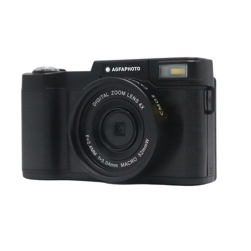 AgfaPhoto Realishot VLG-4K – Vlogging-Kamera, 4K, Klapp-Display, 3,0" Display, Schwarz