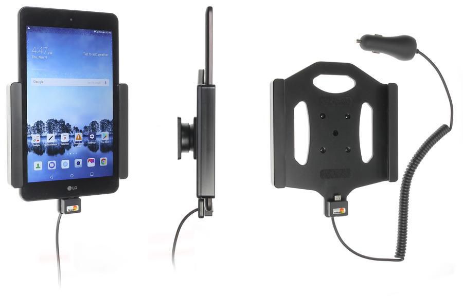 Brodit Aktive Halterung – Autolüftungsmontage – für Tablet/UMPC – Zigarettenanzünder 12–24 V – Schwarz