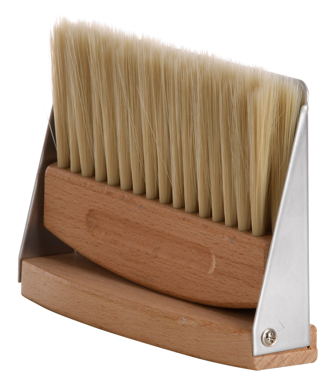 Esschert Design Kehrgarnitur GT183 – 15,8×11,3×4,1 cm, Buche/Stahl/PBT/Wolle, natur, 2-teilig