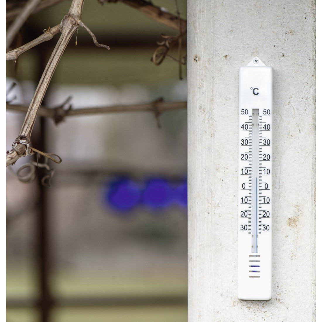 Hama Thermometer, analog, innen/aussen – weiss