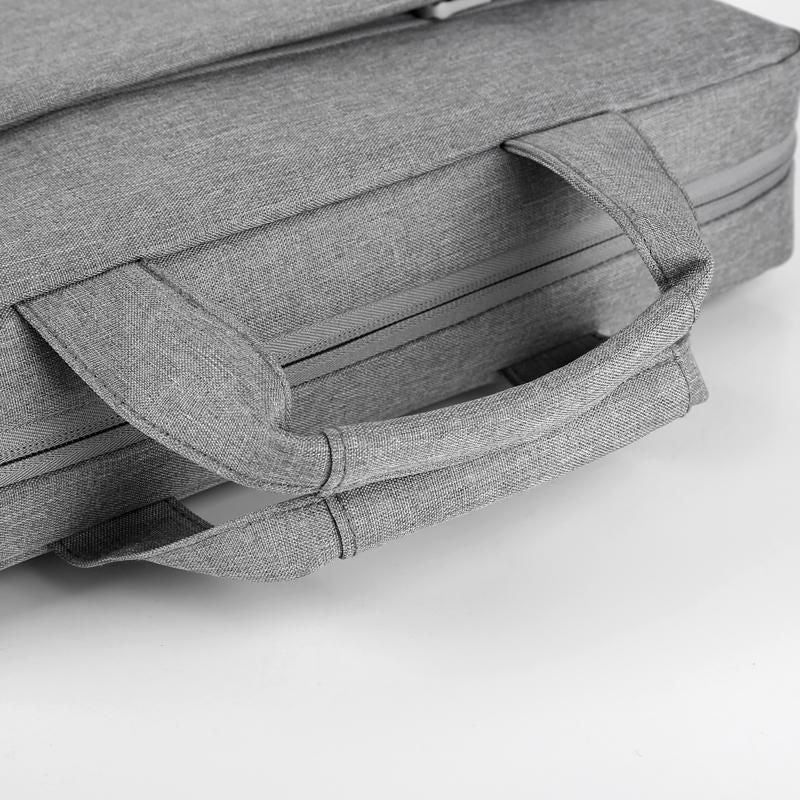 eSTUFF Notebook-Tasche für Notebooks bis 14,1" – mit abnehmbarem Schultergurt, grau