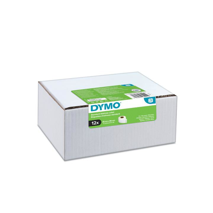 DYMO Adress-Etiketten, 89 mm × 28 mm, weiss, permanent, für LabelWriter 310, 320, Turbo 330 und andere