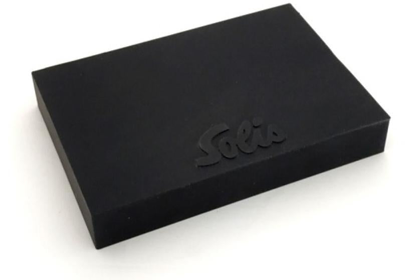 Solis Tassenpodest – 13 × 9 × 2 cm, Silikon, schwarz – für Siebträger-Espressomaschinen