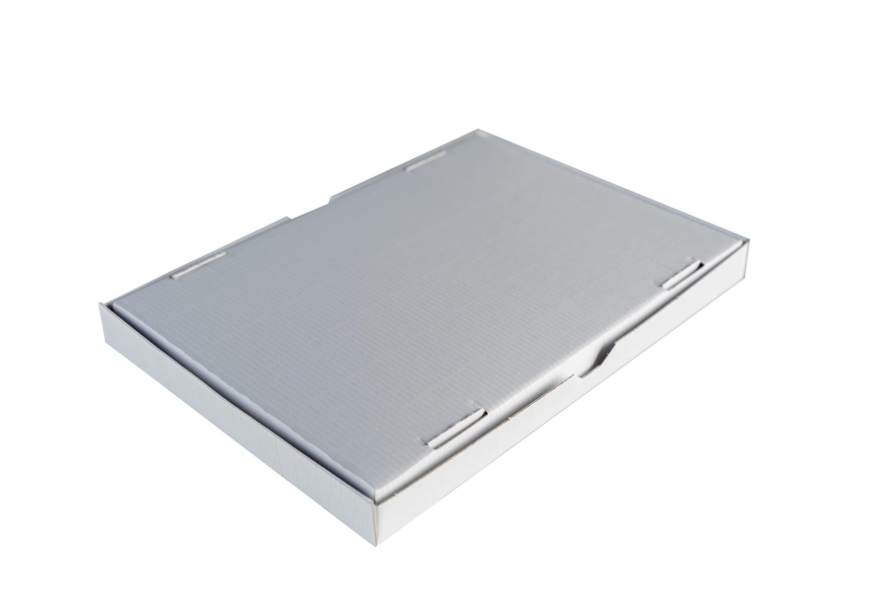 Brieger Stulpschachtel – 301 × 213 × 25 mm, weiss