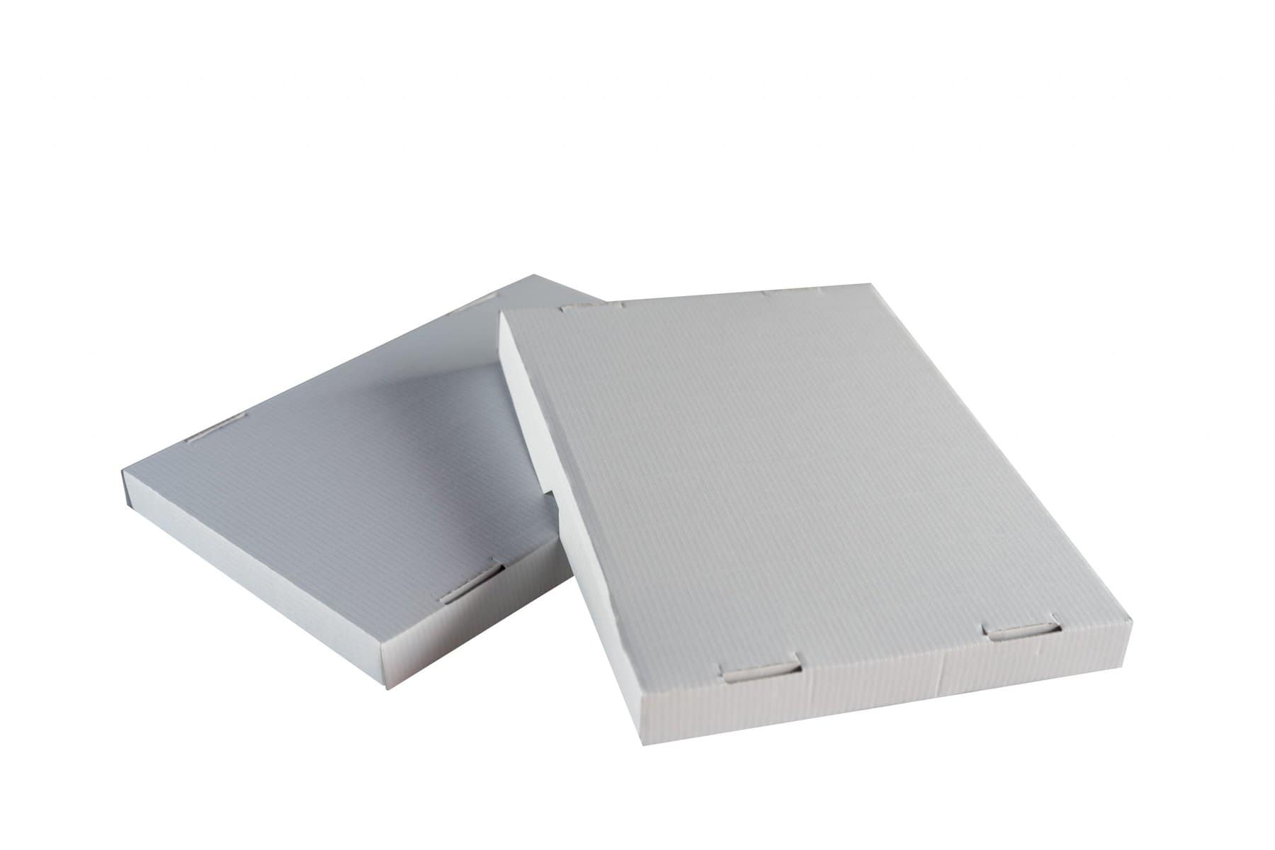 Brieger Stulpschachtel – 301 × 213 × 14 mm, weiss