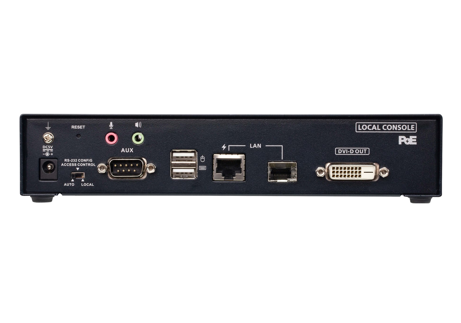 ATEN KE6912T – KVM Sender, über IP, DVI-D Dual Link, 2K@50 Hz, 10 km, PoE, RS-232