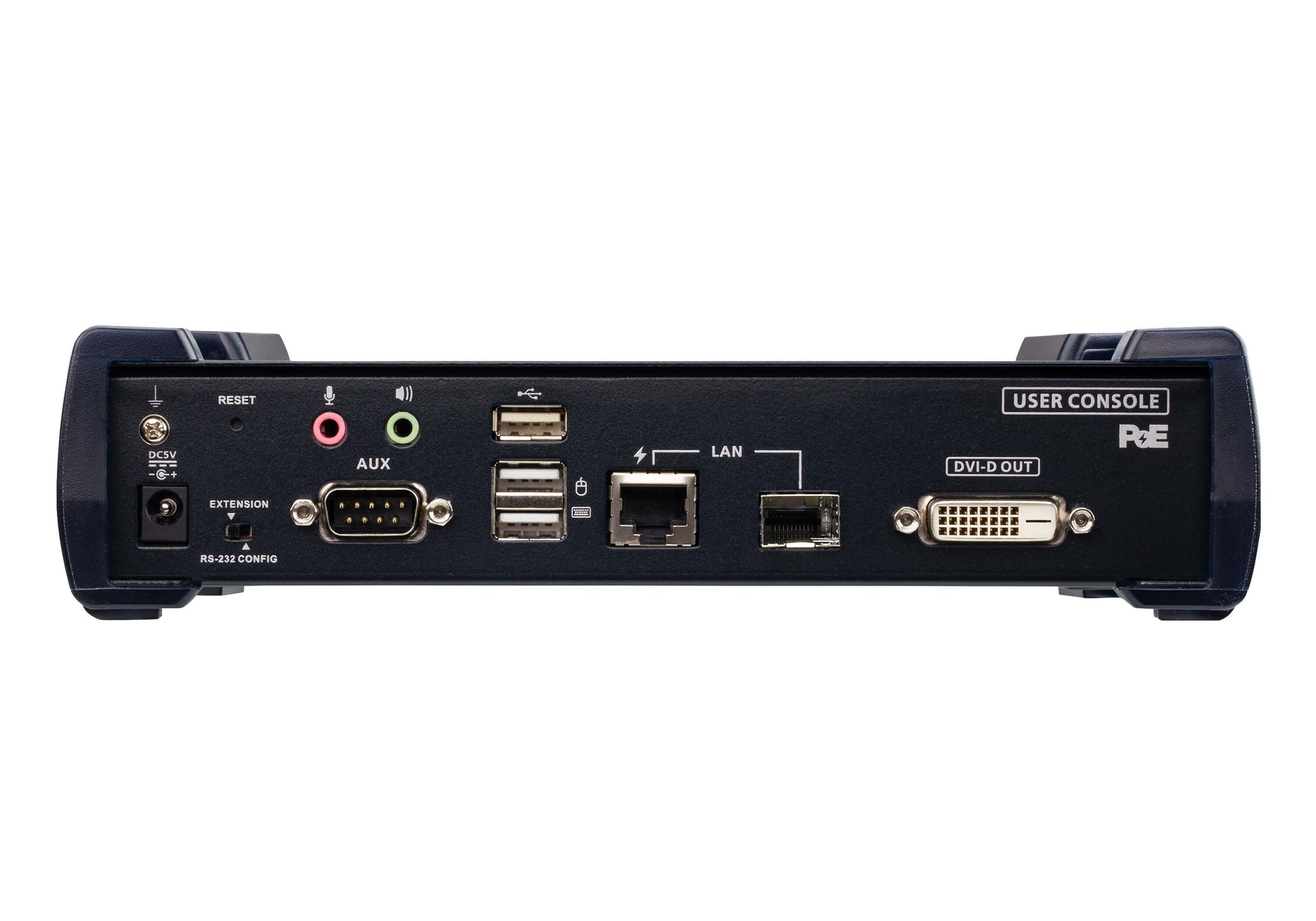 ATEN KE6912R – KVM over IP Empfänger, 1× DVI-D, USB-A, 2560×2048@50 Hz, 10 km, PoE