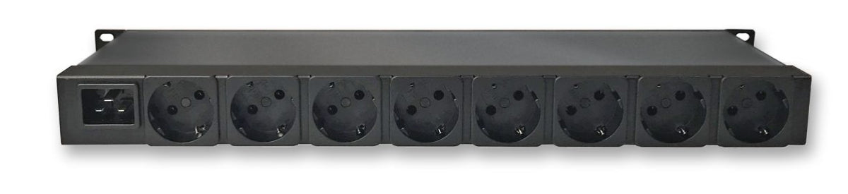 Güde Gude 8031-3 IP-PDU 3600 W – 19" Rack 1 HE – Schutzkontakt×8 (Typ F), IEC C20, Sensor×2 – SNMPv3