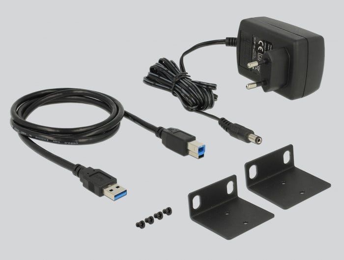 DeLOCK 64039 USB-Hub – USB-B, 13× USB-A, 16 W PD, für Windows/Mac/ChromeOS