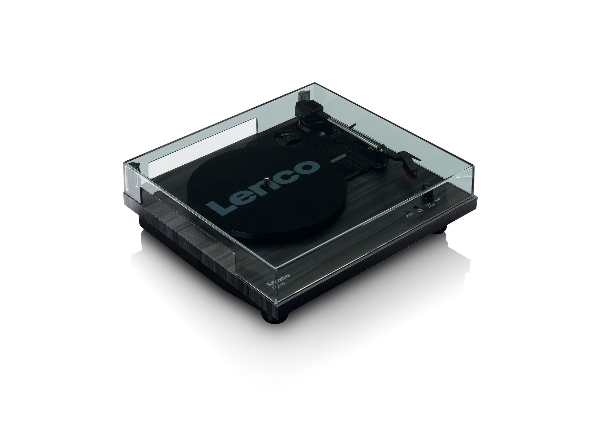 Lenco LS-10BK – Plattenspieler (Riemenantrieb, halbautomatisch), 33⅓/45/78 U/min – Schwarz