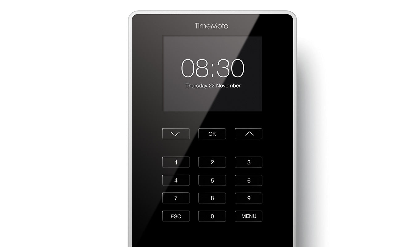 Safescan TM-616 Zutrittsterminal – 2,8" Display, RFID, Tastenfeld, verkabelt & kabellos, Netz, Wand