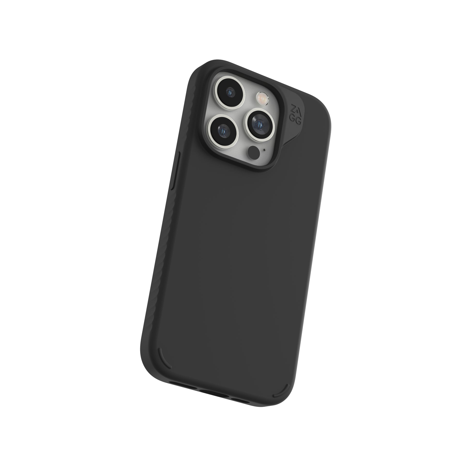 ZAGG Manhattan Snap – Backcover – für Apple iPhone 15 Pro – Schwarz, bis 4 m sturzsicher, antibakteriell