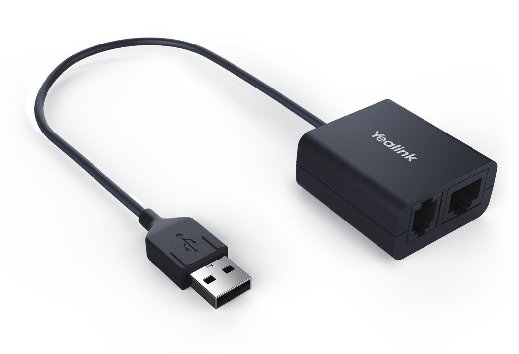 Yealink EHS40 Wireless – Headset-Dongle (USB‑A), für Yealink T58A, T57W, T54W und weitere Yealink-Telefone