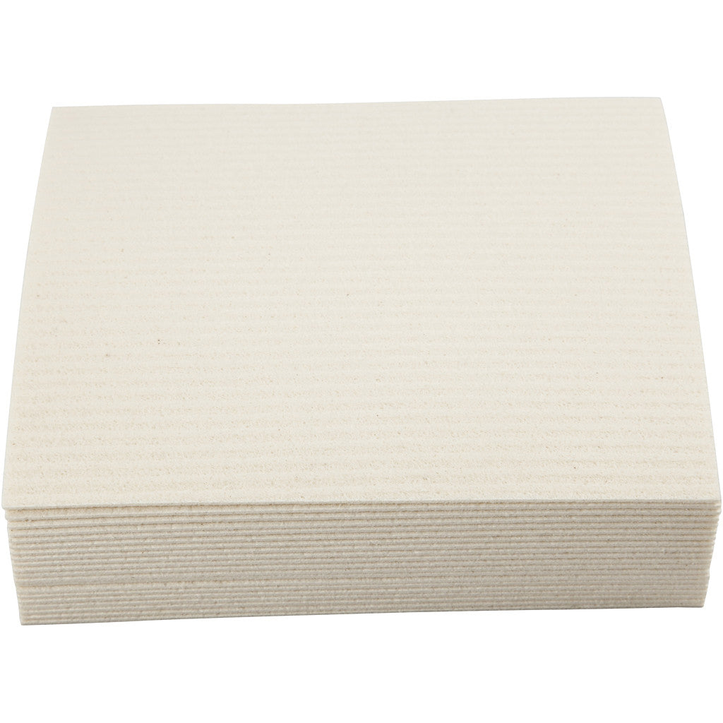 Creativ Company Geschirrtuch Creme – Zellulose