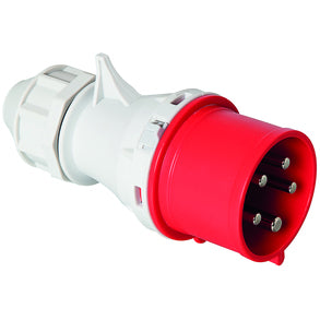 Steffen Adapterkabel, CEE 32-5 zu Schraubklemme, IP44, 400 V – Rot/Weiss