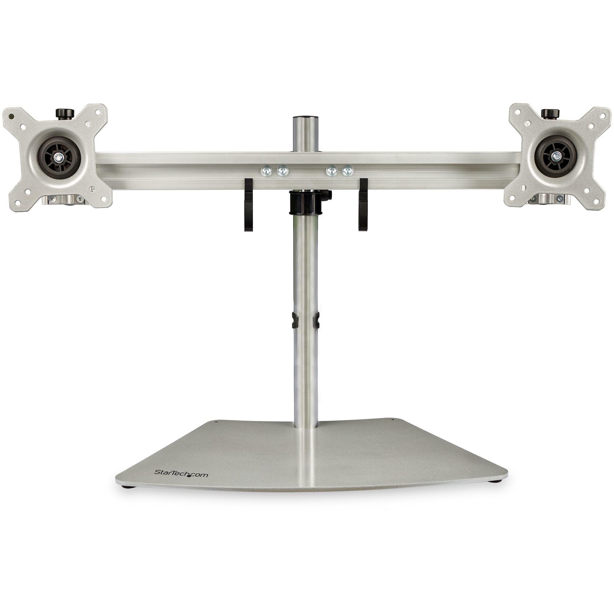 StarTech.com Monitorhalterung, Dual, Standfuss, bis 24", Silber