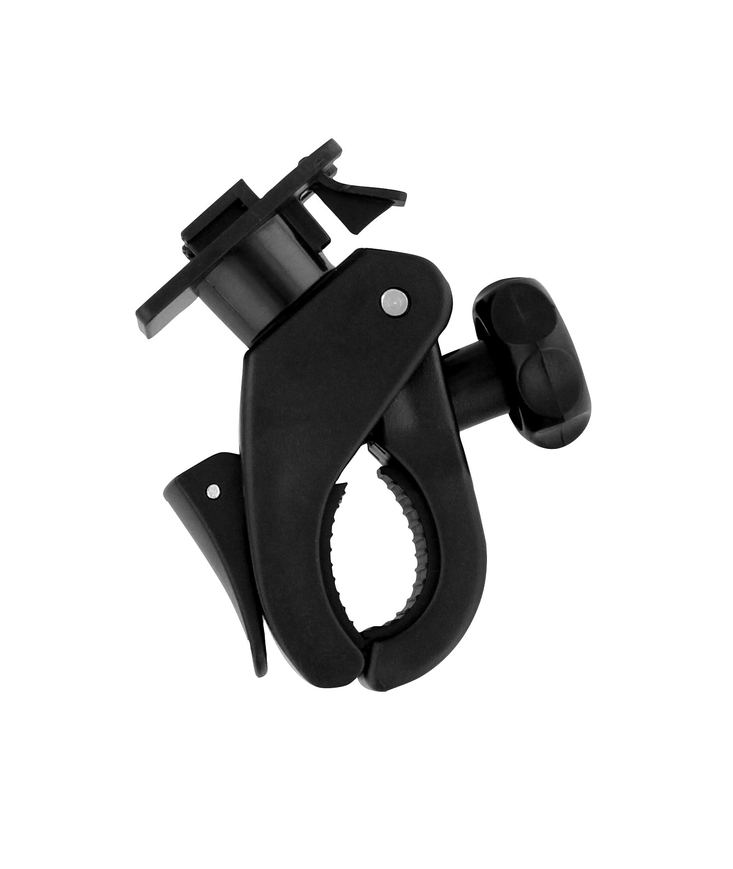 T'nB Fahrradhalterung, Klemmhalterung, Lenker Ø 28 mm – für Geräte bis 6,5" – Schwarz, ABS