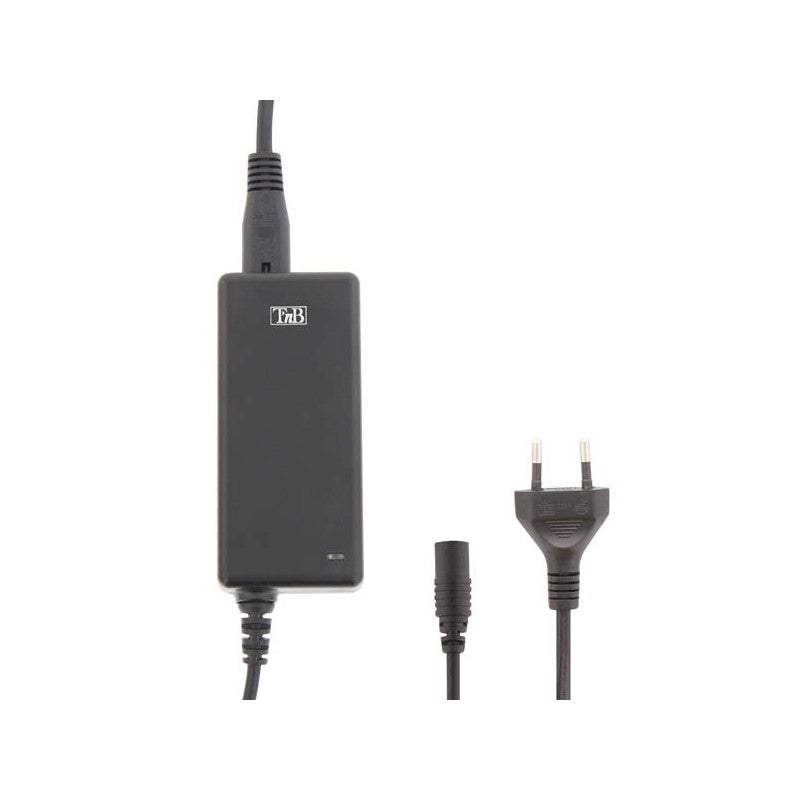 T'nB EASYLINE Netzteil 45 W 19 V – 8 Aufsätze, für Laptops bis 15" – schwarz