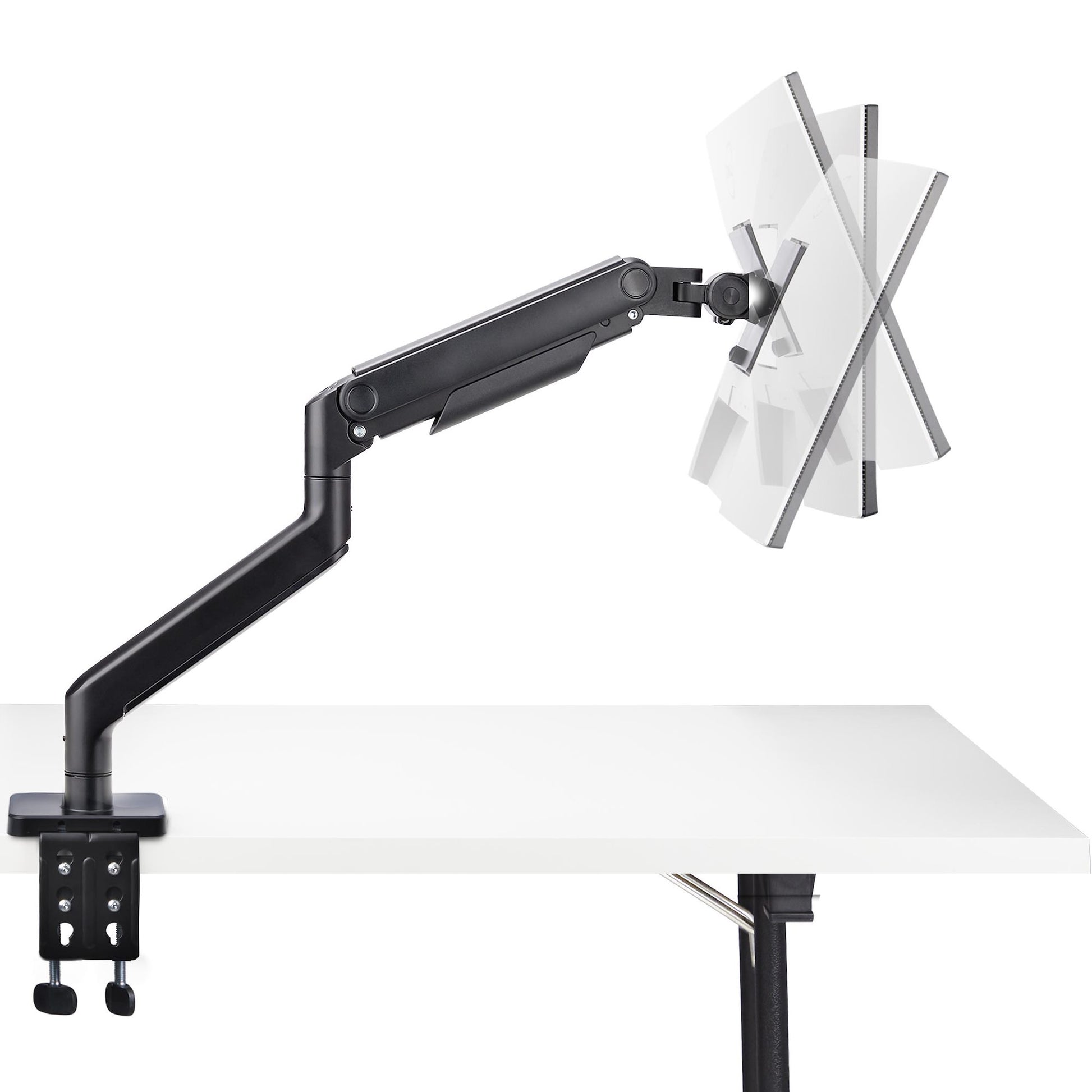 StarTech.com Monitorarm Tischhalterung – Klemme/Durchführung – 1 Monitor – 17–49" – VESA 75×75/100×100 mm