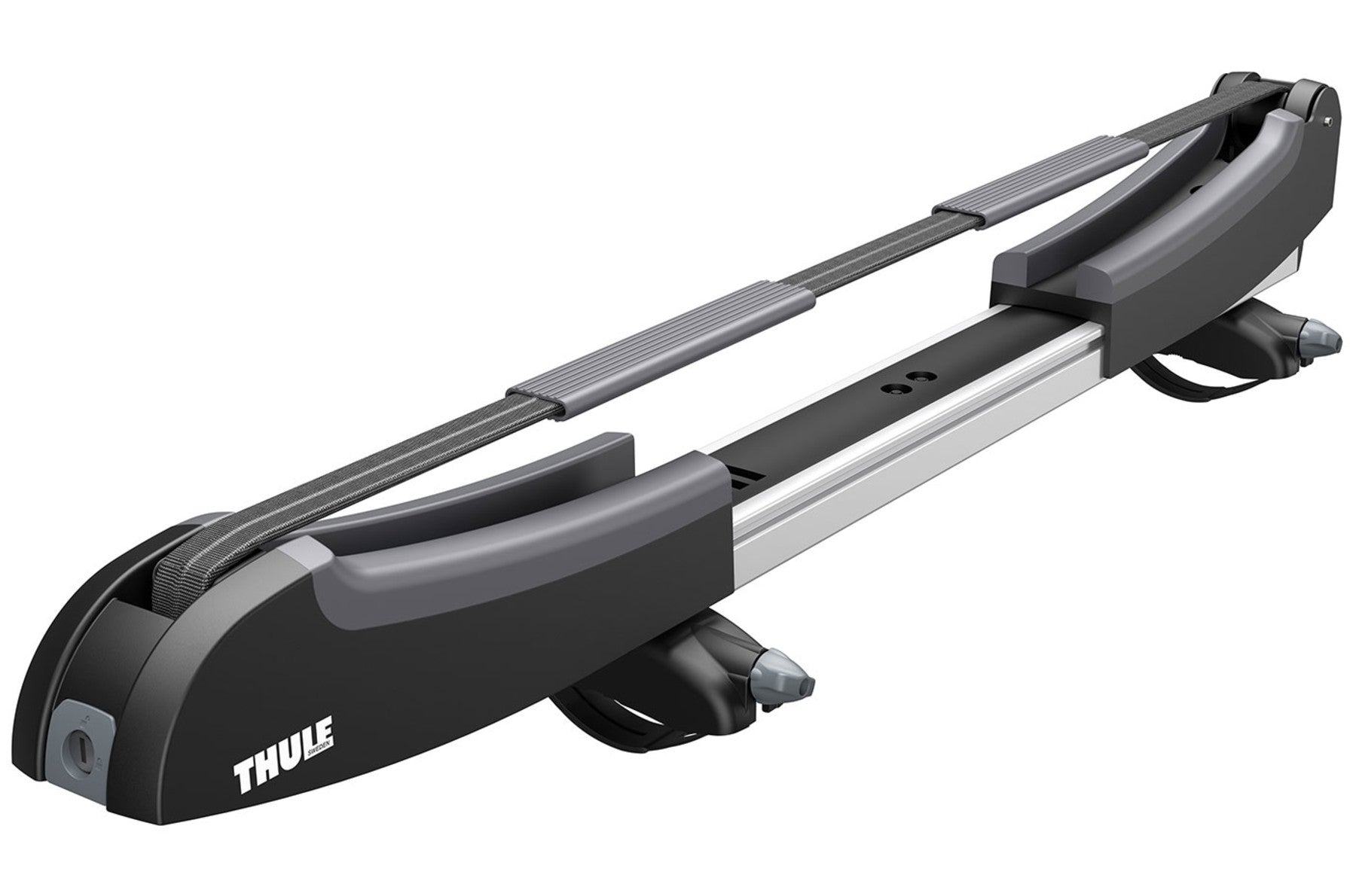 Thule Surfbrett-Dachträger – WingBar Evo, bis 25 kg, 101,6 cm, schwarz, 1 Stk.