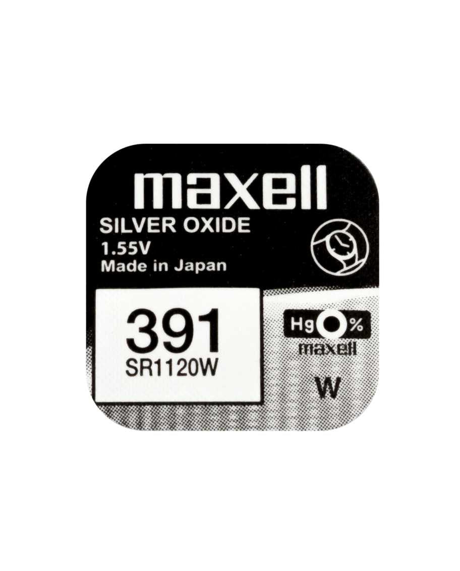 Maxell Knopfzellen SR1120W, Silberoxid, 1,55 V – 10 Stk.