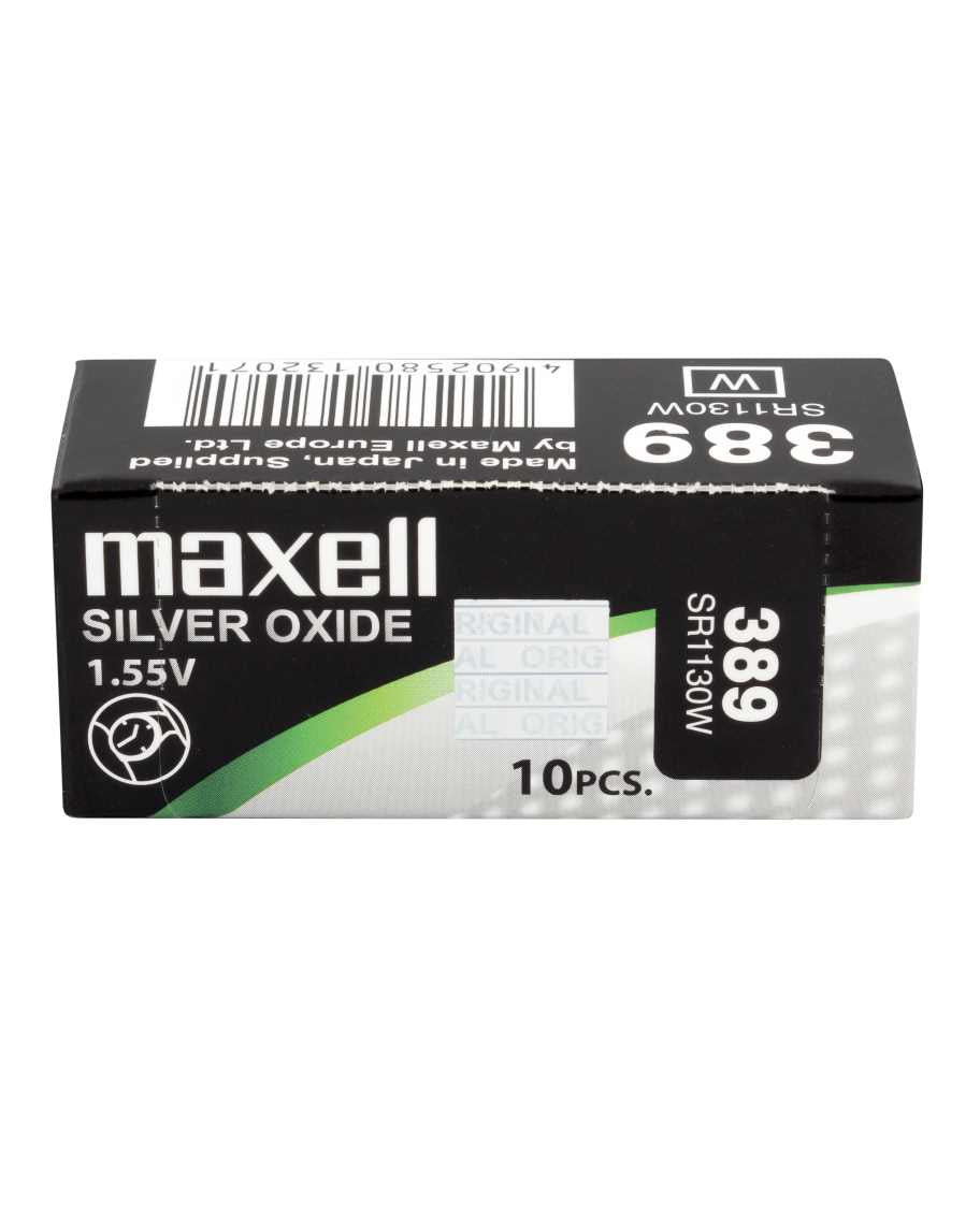Maxell Knopfzelle SR1130W, Silberoxid, 1,55 V – 10 Stk.