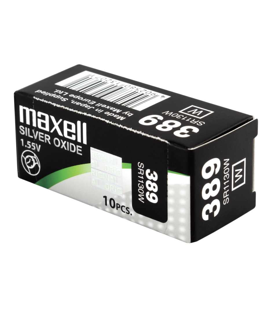 Maxell Knopfzelle SR1130W, Silberoxid, 1,55 V – 10 Stk.