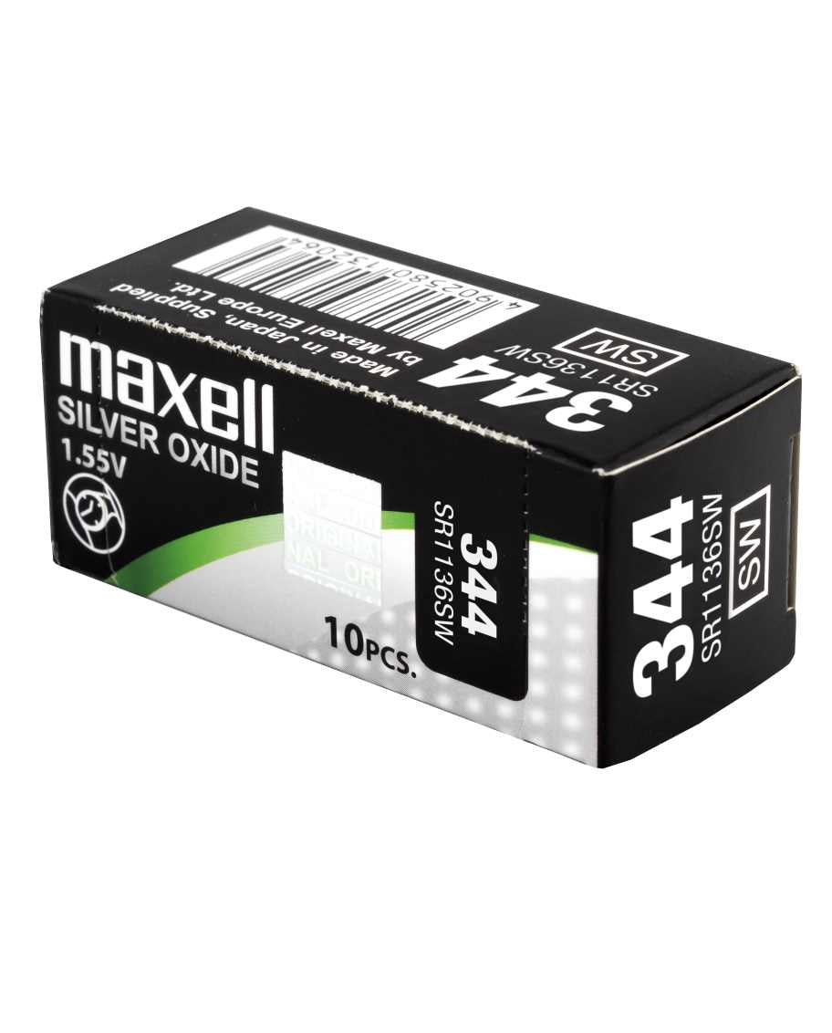 Maxell Knopfzelle SR1136SW – Silberoxid, 1,55 V – 10 Stk.