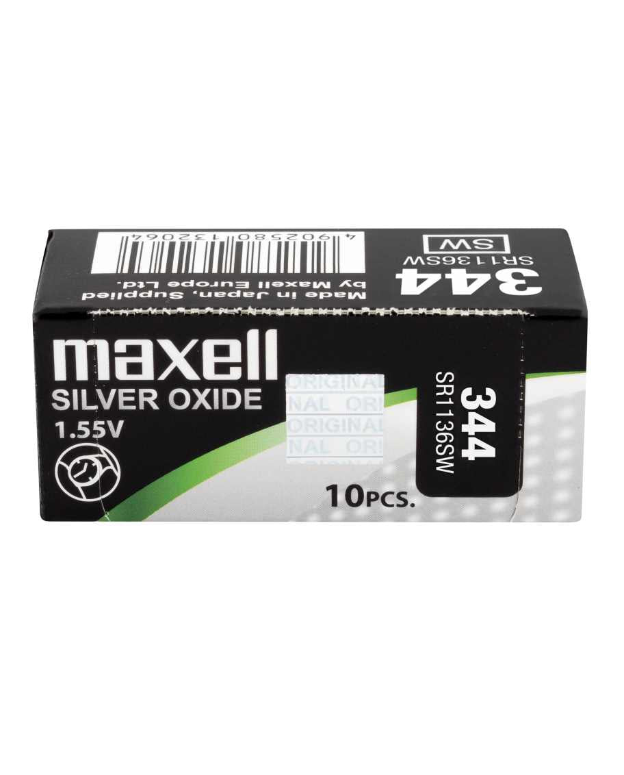 Maxell Knopfzelle SR1136SW – Silberoxid, 1,55 V – 10 Stk.