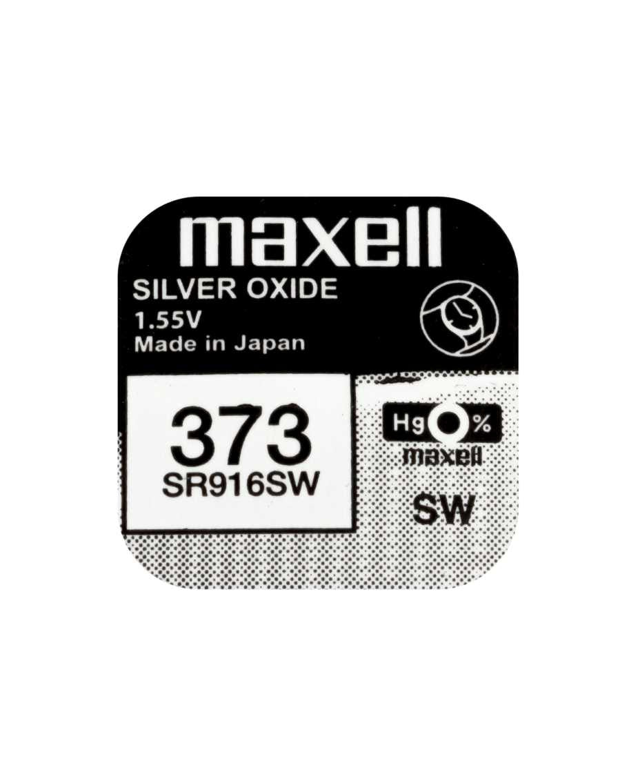 Maxell Knopfzellen SR916SW, Silberoxid, 1,55 V – 10 Stk.