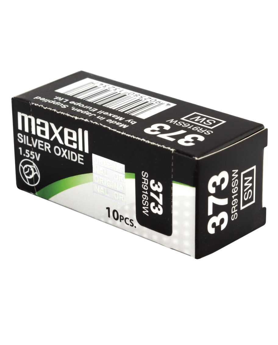 Maxell Knopfzellen SR916SW, Silberoxid, 1,55 V – 10 Stk.