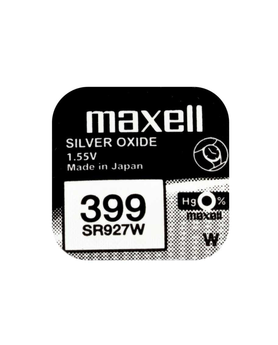 Maxell Knopfzellen SR927W, Silberoxid, 1,55 V – 10 Stk.