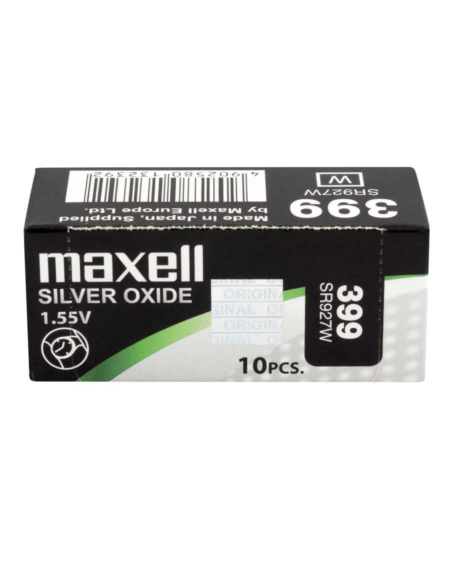 Maxell Knopfzellen SR927W, Silberoxid, 1,55 V – 10 Stk.