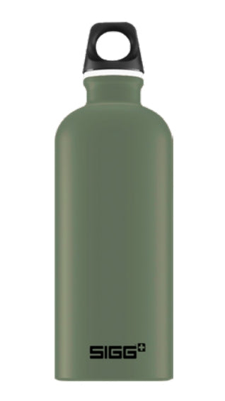 SIGG Trinkflasche 600 ml – Recycling-Aluminium, Schraubverschluss, Grün