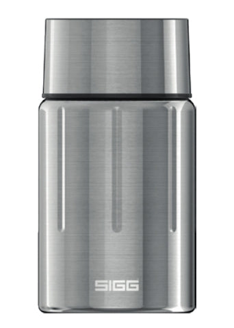SIGG Vorratsdose 750 ml, Ø 9,8 × 18,4 cm, Edelstahl (18/8)/Silikon, Silber