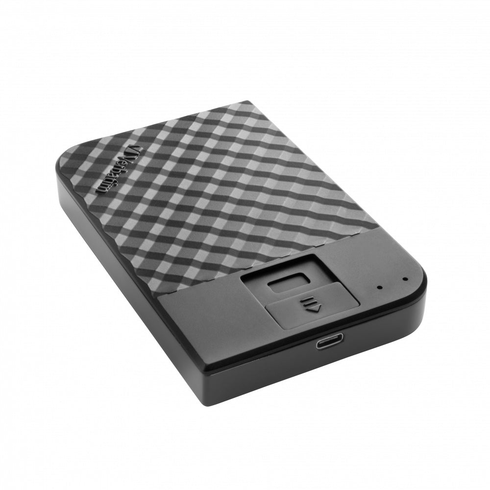 Verbatim Externes SSD-Laufwerk – 2 TB, USB 3.0, Fingerabdruckscanner