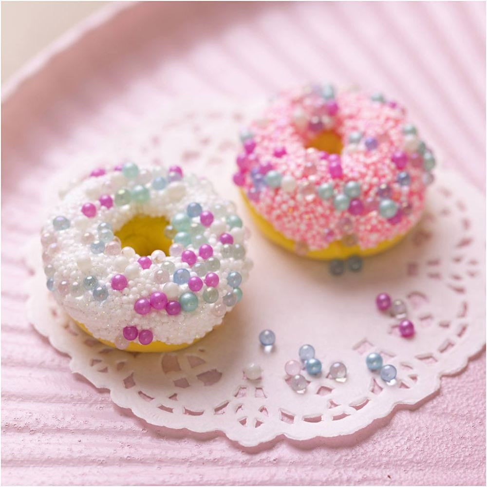 Creativ Company Knete-/Modelliermasse-Set – Donuts – lufthärtend – ab 6 Jahren
