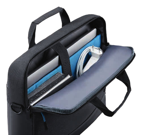 Mobilis Notebook-Tasche bis 14" – Wasserdicht, abnehmbarer Schultergurt – Schwarz