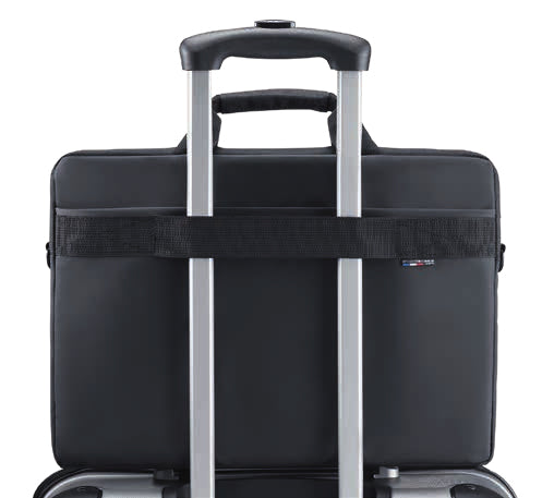 Mobilis Notebook-Tasche bis 14" – Wasserdicht, abnehmbarer Schultergurt – Schwarz