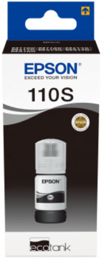 Epson 110S – Tintenflasche, Schwarz (Pigment), bis zu 2'000 Seiten – für EcoTank M3180, M3170, M3140 und andere