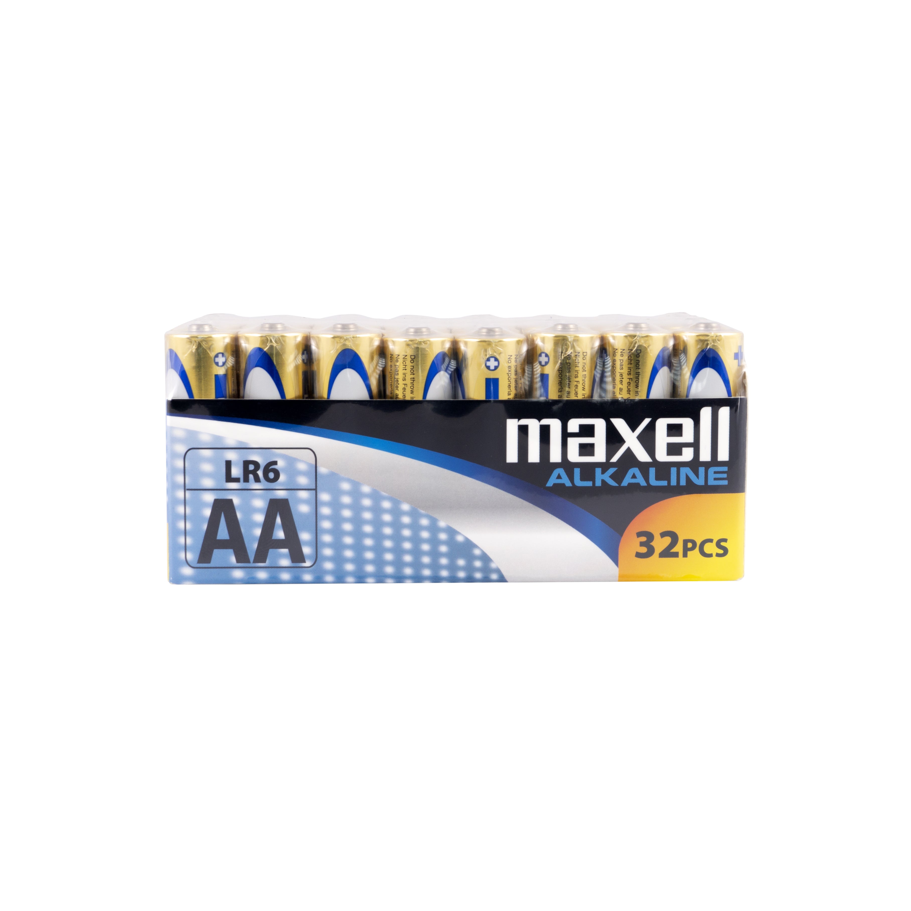 Maxell AA Batterien, Alkaline, 1,5 V – 32 Stk.