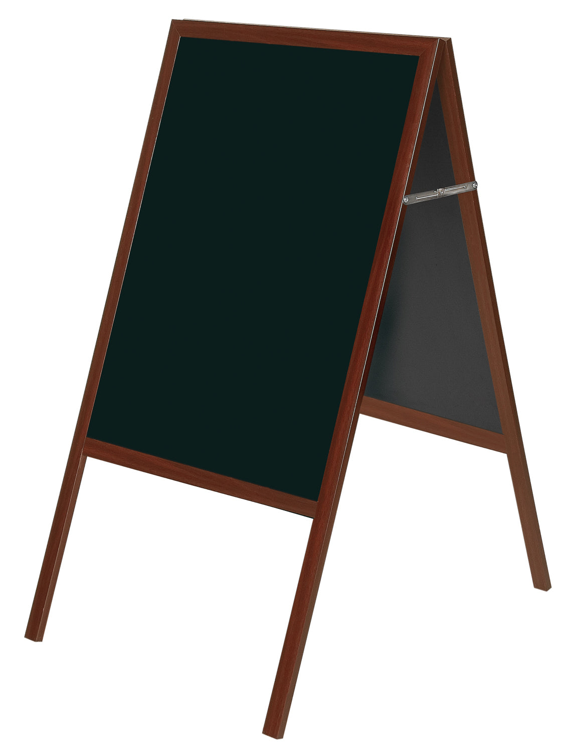 Bi-Office Kundenstopper (A-Board) – 600 × 1'200 mm – Kreideoberfläche, schwarz – für Kreide & Kreidemarker
