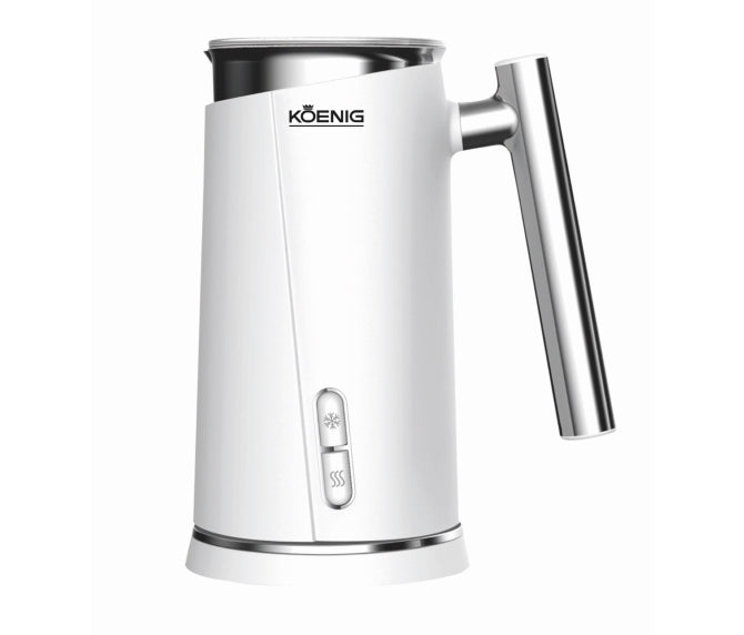 Koenig Elektrischer Milchschäumer B02123 – Füllmenge 150 ml, Schaum 150 ml, 500 W, Weiss