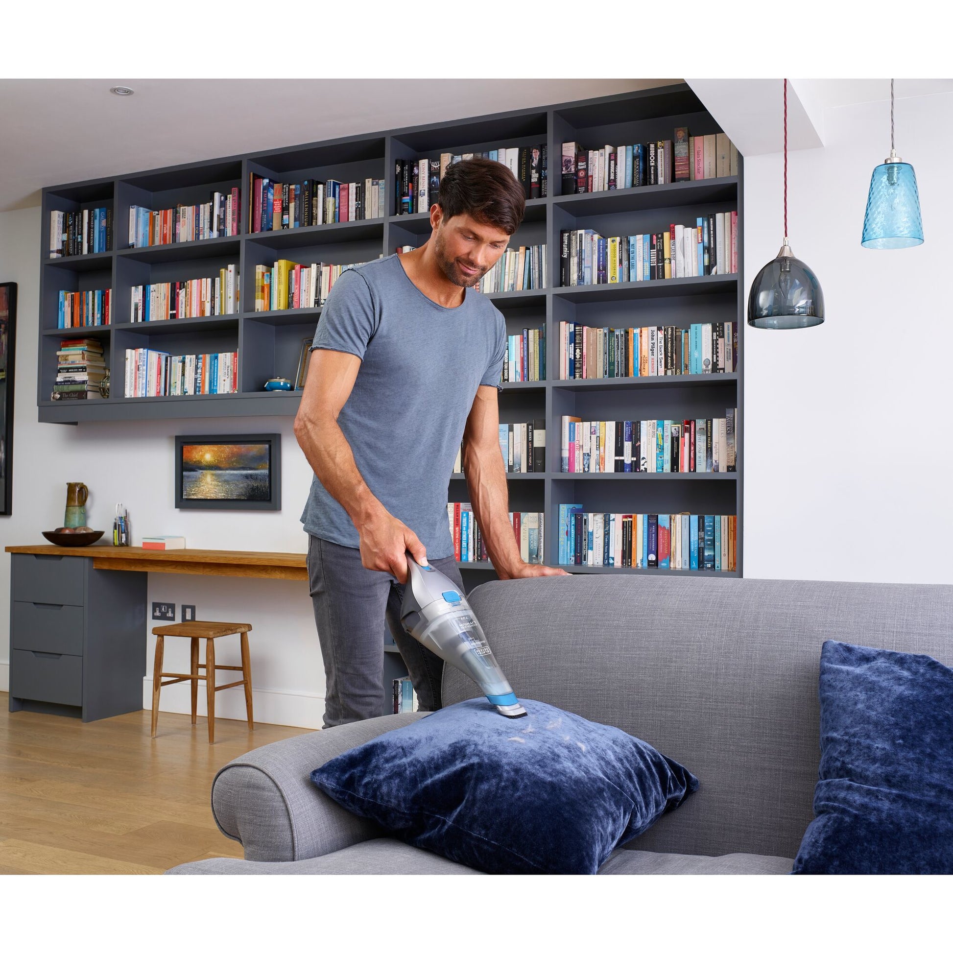 Black & Decker BLACK+DECKER Akku-Staubsauger Dustbuster Silber