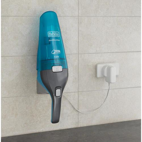 Black & Decker BLACK+DECKER Handstaubsauger – 0,4 l, Akkubetrieb, 1 Stufe, 7,2 V